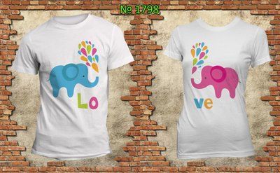 Парні футболки "Love" білі 1533334953 фото
